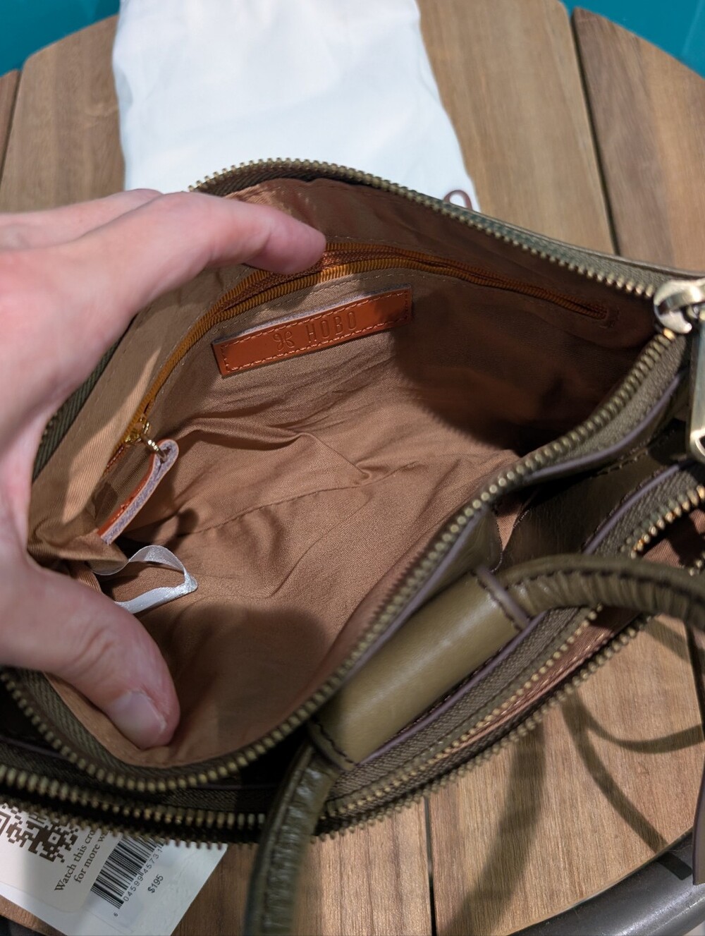 NWT HOBO Sable Crossbody In Olive Veil - Picture 7 of 11
